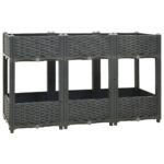 vidaXL Vyvýšený záhon 120x40x71 cm polypropylén – Obrázok 3