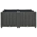 vidaXL Vyvýšený záhon 80x80x38 cm polypropylén – Obrázok 3