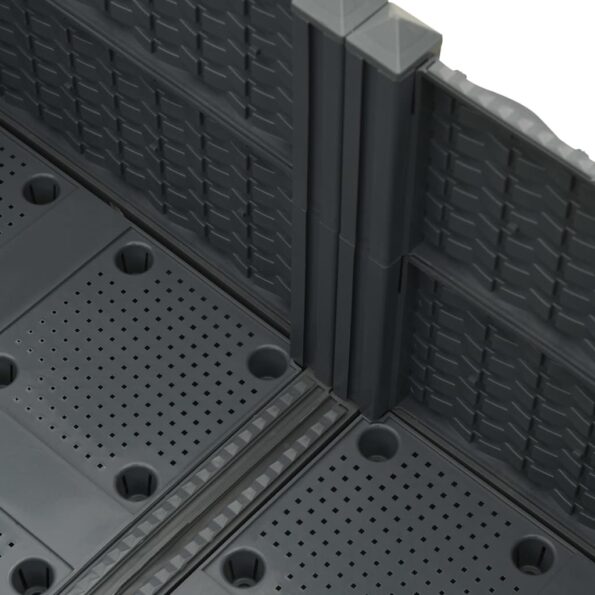 vidaXL Vyvýšený záhon 80x80x38 cm polypropylén – Obrázok 4