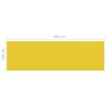 vidaXL Balkónová markíza, žltá 120x400 cm, HDPE – Obrázok 5
