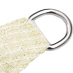 vidaXL Tieniaca plachta 160 g/m² krémová 3/4x3 m HDPE – Obrázok 4