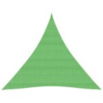 vidaXL Tieniaca plachta 160 g/m² bledozelená 4x4x4 m HDPE