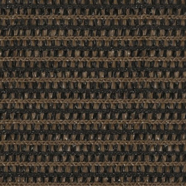 vidaXL Tieniaca plachta 160 g/m², hnedá 3,6x3,6 m, HDPE – Obrázok 2