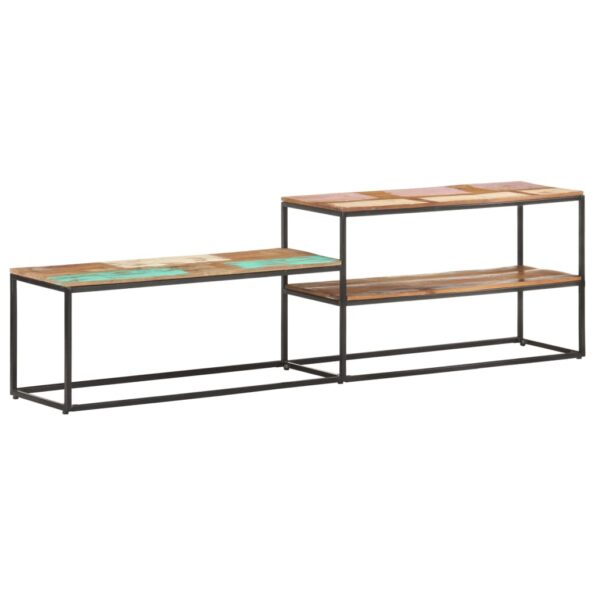 vidaXL TV skrinka 180x30x50 cm recyklovaný masív – Obrázok 12