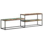 vidaXL TV skrinka 180x30x50 cm recyklovaný masív – Obrázok 10