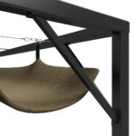 vidaXL Záhradný altánok, zaťahovacia strecha 3x3 m, sivohnedý 180 g/m² – Obrázok 7