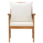 vidaXL Záhradné stoličky s vankúšmi 2 ks akáciový masív – Obrázok 3