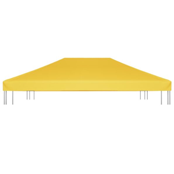 vidaXL Strieška na altánok 270 g/m², 4x3 m, žltá – Obrázok 5