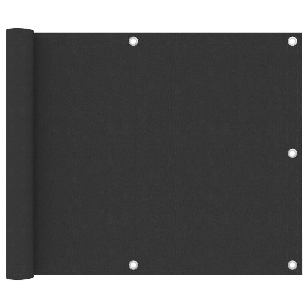 VXL8720286116791_a_en_hd_1.jpg vidaXL Balkónová markíza, antracitová 75x500 cm, oxfordská látka – Obrázok 1