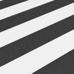vidaXL Balkónová markíza, antracit a biela 120x400 cm, oxfordská látka – Obrázok 2