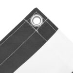 vidaXL Balkónová markíza, antracit a biela 120x400 cm, oxfordská látka – Obrázok 3