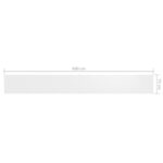 vidaXL Balkónová markíza, biela 75x600 cm, oxfordská látka – Obrázok 5