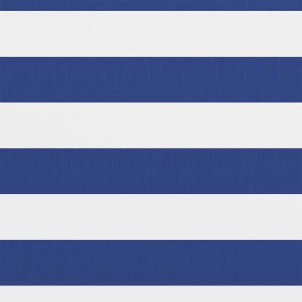 vidaXL Balkónová markíza, biela a modrá 90x300 cm, oxfordská látka – Obrázok 2