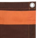 vidaXL Balkónová markíza, oranžová a hnedá 90x300 cm, oxfordská látka – Obrázok 3