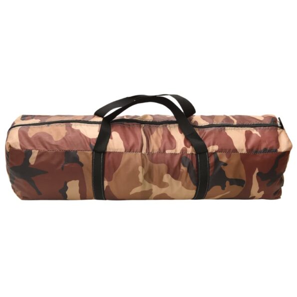 vidaXL Párty stan s LED a 4 bočnými stenami 3,6x3,6x2,3 m, maskáčový – Obrázok 10