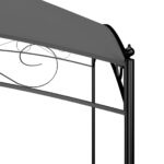 vidaXL Altánok 3x3x2,65 m antracitový 180 g/m² – Obrázok 4