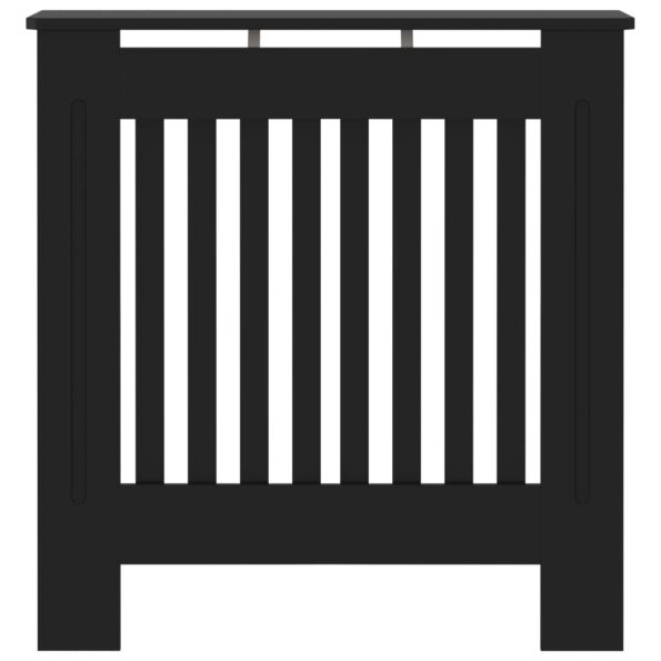 vidaXL Kryt na radiátor čierny 78 cm MDF – Obrázok 3