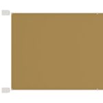 vidaXL Vertikálna markíza béžová 60x800 cm oxfordská látka