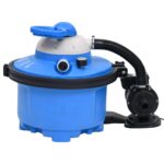 vidaXL Čerpadlo na pieskový filter modro-čierne 385x620x432 mm 200 W 25 l – Obrázok 4
