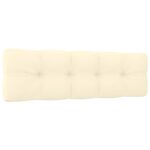 vidaXL Podložky na paletový nábytok 5 ks, krémové, látka – Obrázok 12