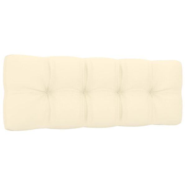 vidaXL Podložky na paletový nábytok 5 ks, krémové, látka – Obrázok 5