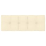 vidaXL Podložky na paletový nábytok 5 ks, krémové, látka – Obrázok 6