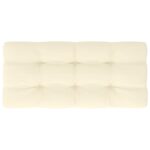 vidaXL Podložky na paletový nábytok 5 ks, krémové, látka – Obrázok 9