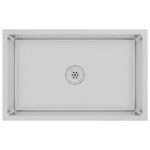 vidaXL Ručne vyrobený kuchynský drez, nehrdzavejúca oceľ – Obrázok 2