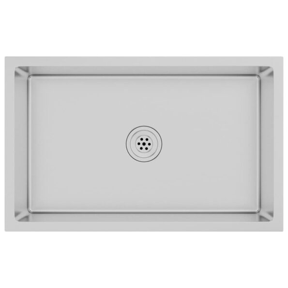 vidaXL Ručne vyrobený kuchynský drez, nehrdzavejúca oceľ – Obrázok 2