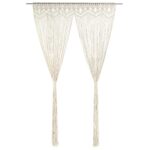 vidaXL Záclona macrame 140x240 cm bavlna