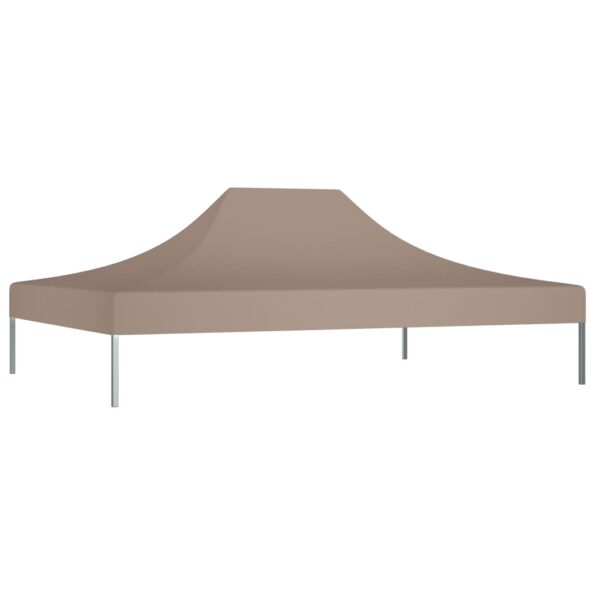 VXL8720286189931_g_en_hd_1.jpg vidaXL Strecha na párty stan 4x3 m, sivohnedá 270 g/m² – Obrázok 2