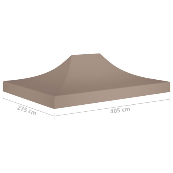 VXL8720286189931_g_en_hd_5.jpg vidaXL Strecha na párty stan 4x3 m, sivohnedá 270 g/m² – Obrázok 6