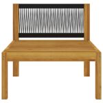 vidaXL 4-dielna záhradná súprava s vankúšmi krémová 63x63 cm – Obrázok 11