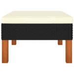 vidaXL Podnožka polyratan a eukalyptový masív – Obrázok 2