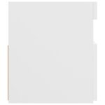 vidaXL TV skrinka s LED svetlami biela 90x35x40 cm – Obrázok 9