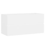 vidaXL Skrinka pod umývadlo, biela 90x38,5x45 cm, kompozitné drevo – Obrázok 2