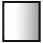 vidaXL Kúpeľňové zrkadlo s LED, čierne 40x8,5x37 cm, akryl – Obrázok 6