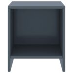 vidaXL Nočný stolík bledosivý 35x30x40 cm borovicový masív – Obrázok 2