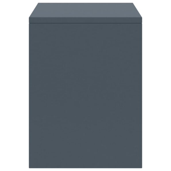 vidaXL Nočný stolík bledosivý 35x30x40 cm borovicový masív – Obrázok 3