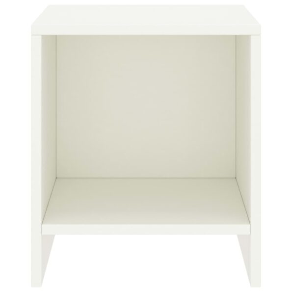 vidaXL Nočné stolíky 2 ks biele 35x30x40 cm borovicový masív – Obrázok 3