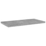 vidaXL Prídavné police 8ks, betónovo sivé 40x20x1,5cm kompozitné drevo – Obrázok 2