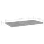 vidaXL Prídavné police 8ks, betónovo sivé 40x20x1,5cm kompozitné drevo – Obrázok 5