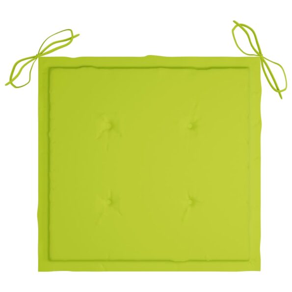 vidaXL Skladacie záhradné stoličky s podložkami 2 ks akáciový masív – Obrázok 6