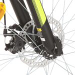 vidaXL Horský bicykel 21 rýchlostí 27,5" koleso 38 cm rám červený – Obrázok 11