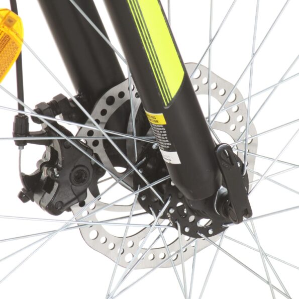 vidaXL Horský bicykel 21 rýchlostí 27,5" koleso 38 cm rám červený – Obrázok 11