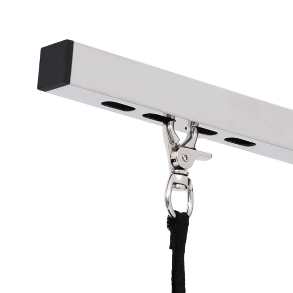 vidaXL Nastaviteľný trimovací stôl pre psa s 1 slučkou a košíkom – Obrázok 8