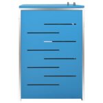 vidaXL Ohrada na 2 odpadkové koše 138x77,5x115,5 cm nehrdzavejúca oceľ – Obrázok 9