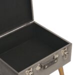 vidaXL Úložná stolička 40 cm sivá zamatová – Obrázok 8