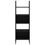 vidaXL Knižnica, čierna 60x35x180 cm, kompozitné drevo – Obrázok 5