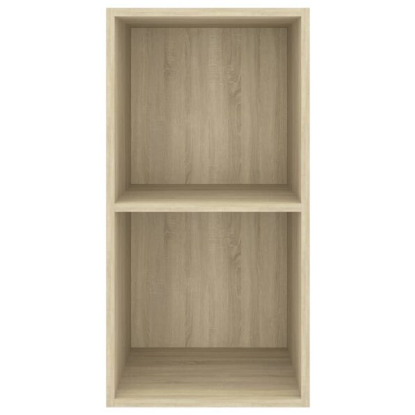 vidaXL Nástenná TV skrinka, dub sonoma 37x37x72 cm, kompozitné drevo – Obrázok 7